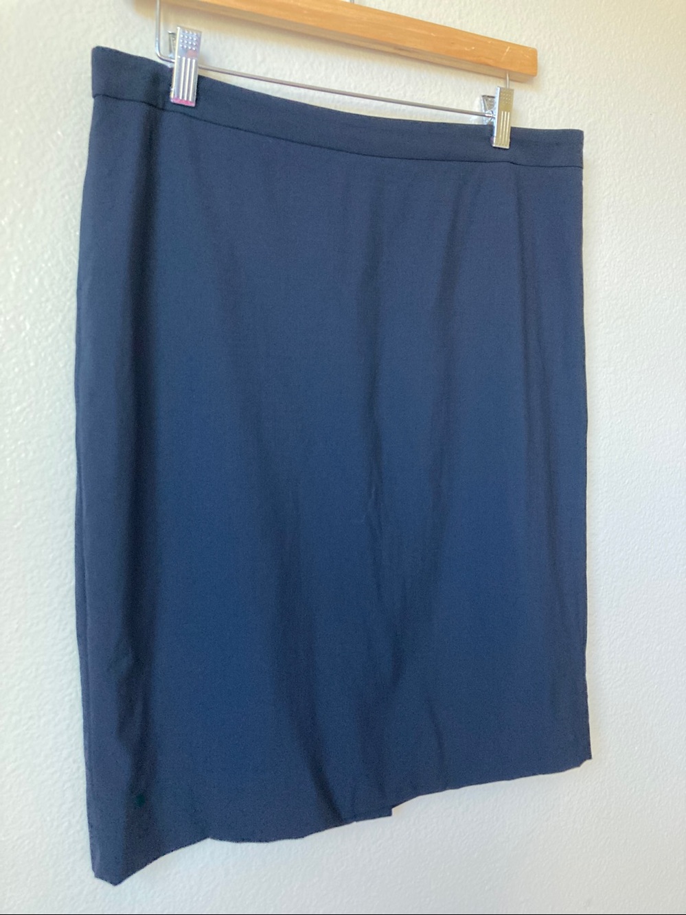 J. Crew Wool Tollegno 1900 Italy No. 2 Pencil Skirt stretch Office Classic sz 10